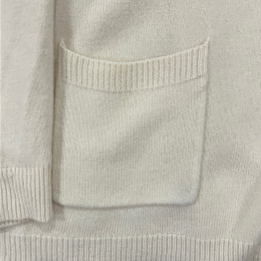 Cream Button-Up Cardigan - Picture 3 of 6
